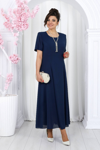 Жакет, платье Ninele 7489 синий - фото 6