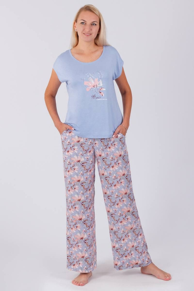 Брюки, майка Belarusachka РСД5199ВР гиацинт - фото 1