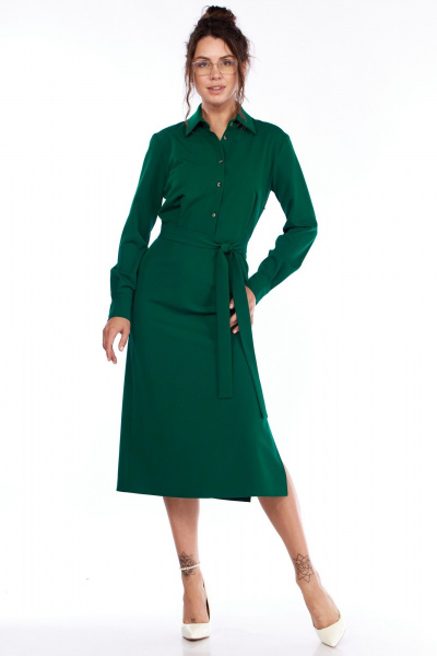 Платье LadyThreeStars 2470 зеленый - фото 7