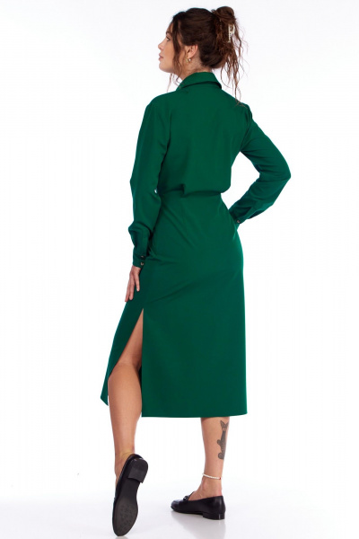 Платье LadyThreeStars 2470 зеленый - фото 4