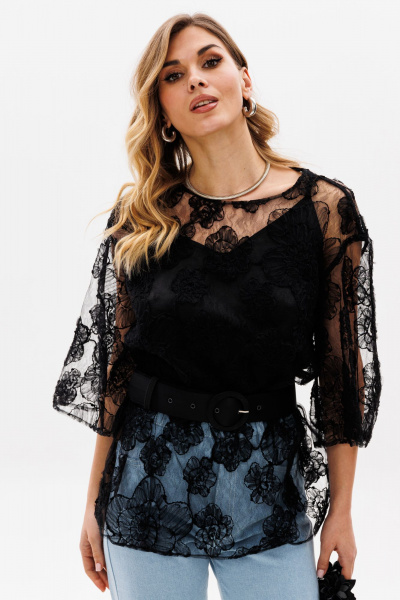 Блуза EOLA 2762.1 черный - фото 6