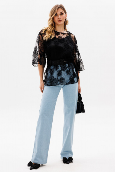 Блуза EOLA 2762.1 черный - фото 5