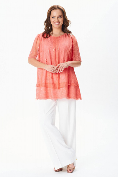 Блуза Condra 10190 коралловый - фото 6