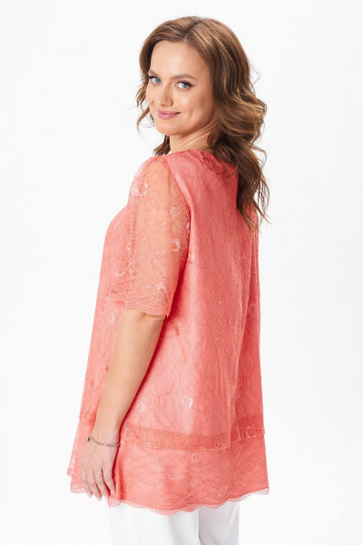 Блуза Condra 10190 коралловый - фото 4