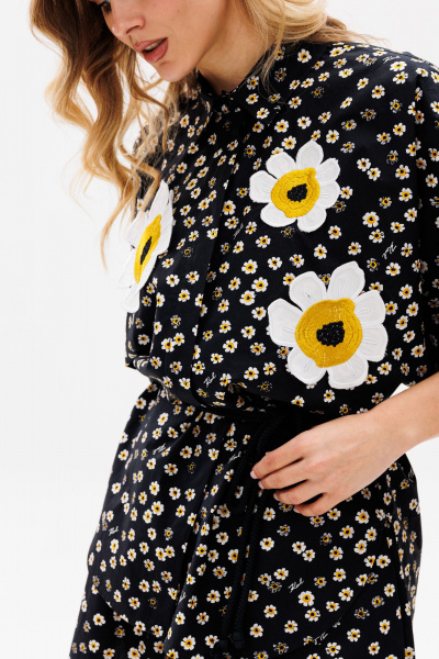 Блуза, шорты EOLA 2817 черный_принт - фото 13