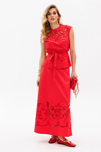 Юбка EOLA 2819 красный - фото 1