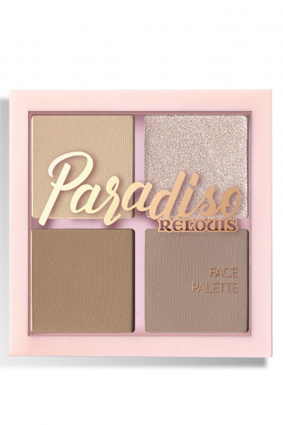 Бронзер, пудра, хайлайтер Relouis Палетка для лица Paradiso Relouis Contouring Palette - фото 1