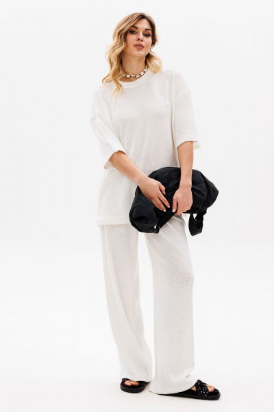 Брюки EOLA 2825 молочный - фото 9