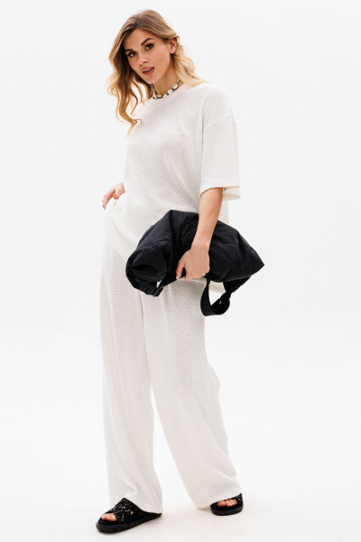 Брюки EOLA 2825 молочный - фото 8