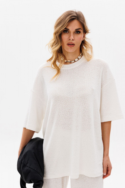 Джемпер EOLA 2827 молочный - фото 5