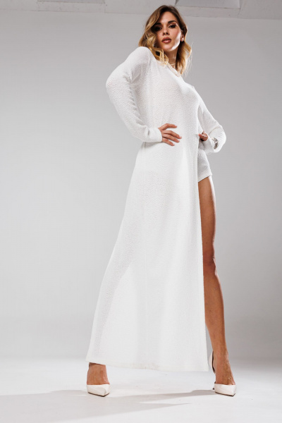 Джемпер EOLA 2828 молочный - фото 11