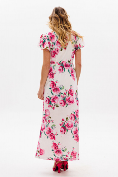 Платье EOLA 2831 молочный_принт - фото 9