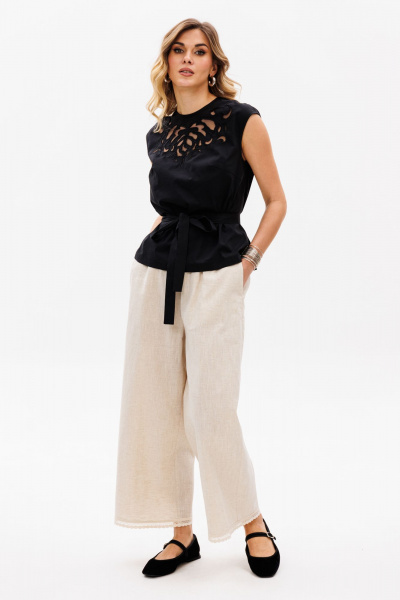 Брюки EOLA 2835 бежевый - фото 5