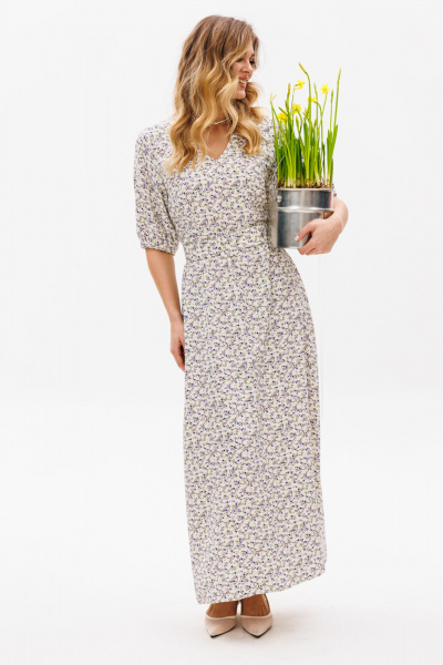 Платье EOLA 2838 молочный_принт - фото 14