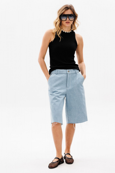 Шорты EOLA 2841 светло-голубой - фото 13