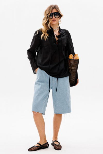 Шорты EOLA 2841 светло-голубой - фото 8