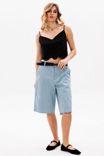 Шорты EOLA 2841 светло-голубой - фото 4