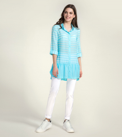 Блуза Панда ПА-438240 бирюзовый - фото 1