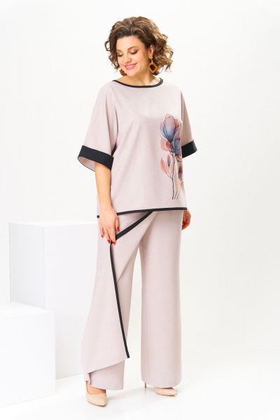 Блуза, брюки Romanovich Style 2-2795 пудровый - фото 11