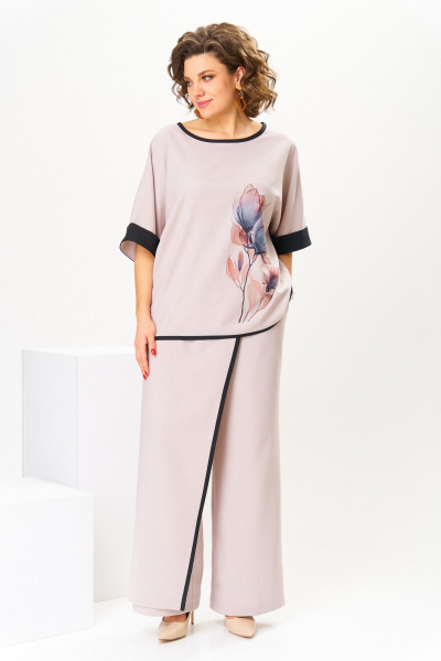 Блуза, брюки Romanovich Style 2-2795 пудровый - фото 6