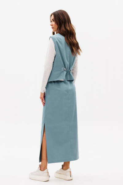 Джемпер, жилет, юбка Fantazia Mod 5140 - фото 7