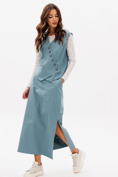 Джемпер, жилет, юбка Fantazia Mod 5140 - фото 2