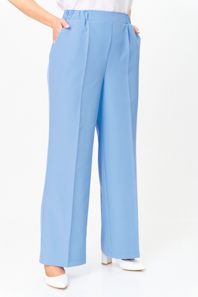 Брюки, жакет ANASTASIA MAK 1257 голубой - фото 9