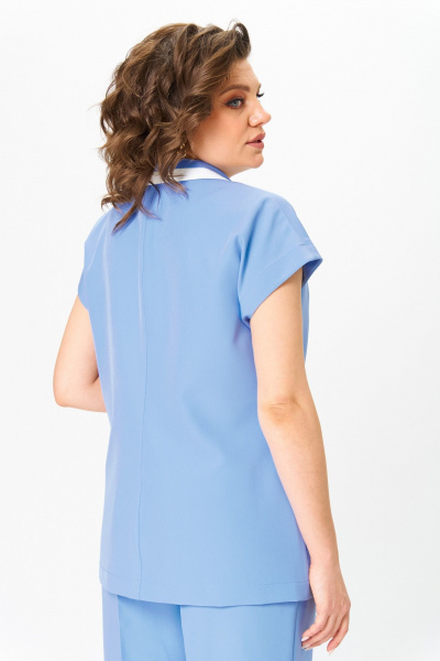 Брюки, жакет ANASTASIA MAK 1257 голубой - фото 8