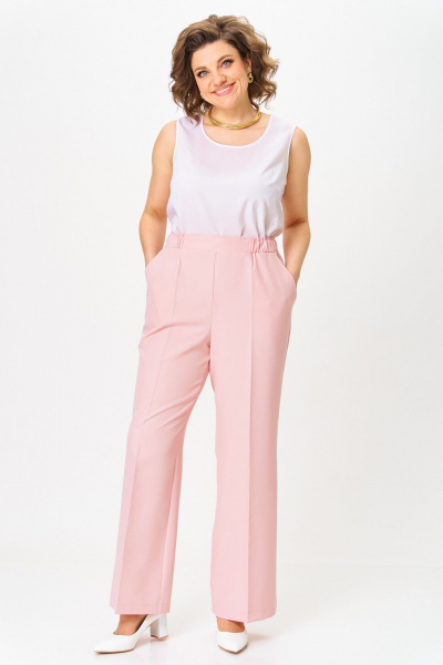 Брюки, жакет ANASTASIA MAK 1257 розовый - фото 7