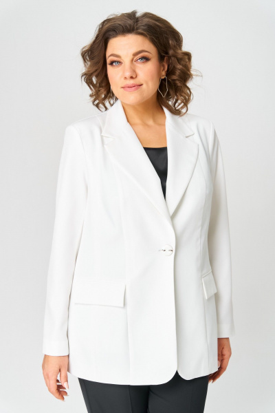 Жакет ANASTASIA MAK 1248 молочный - фото 4