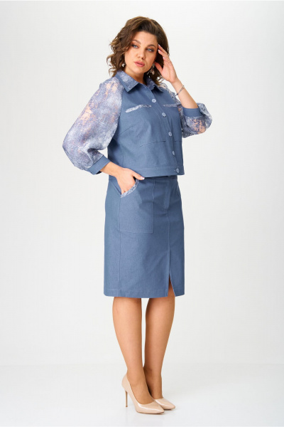 Жакет, юбка ALEZA 1240 - фото 6