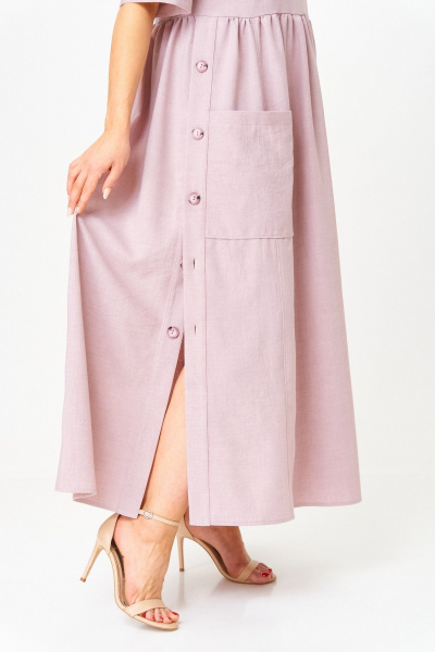 Платье ANASTASIA MAK 1173-А розовый - фото 9