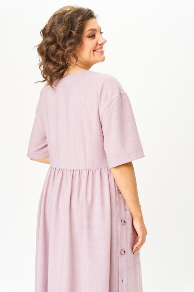 Платье ANASTASIA MAK 1173-А розовый - фото 8