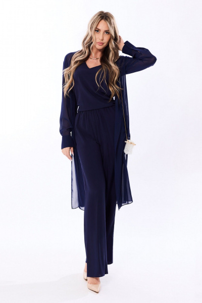 Брюки, топ, туника Golden Valley 6677 темно-синий - фото 2