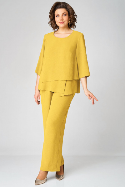 Брюки, туника Мишель стиль 1251 горчица - фото 7