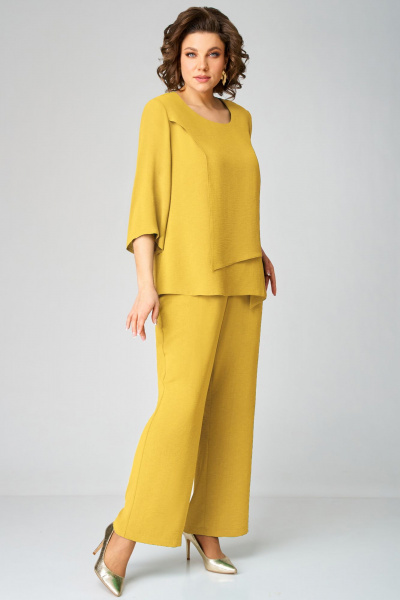 Брюки, туника Мишель стиль 1251 горчица - фото 4
