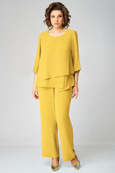 Брюки, туника Мишель стиль 1251 горчица - фото 1