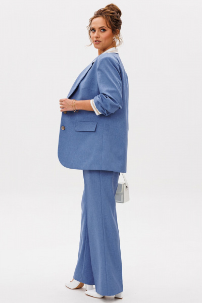 Брюки, жакет Mubliz 262 голубой - фото 31