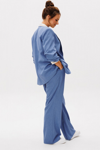 Брюки, жакет Mubliz 262 голубой - фото 26