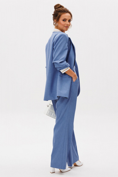 Брюки, жакет Mubliz 262 голубой - фото 5