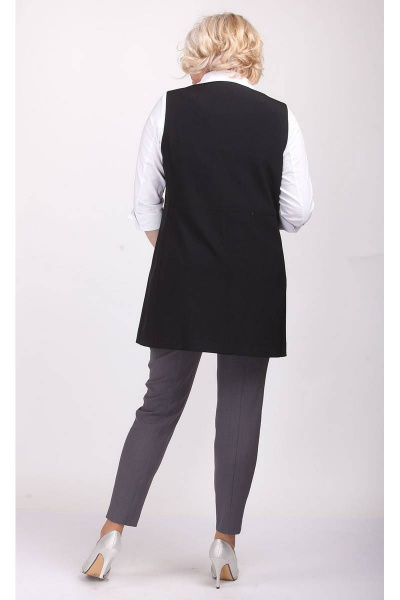 Деловой жилет полуприлегающего силуэта с карманами Camelia 20142 1 - фото 4