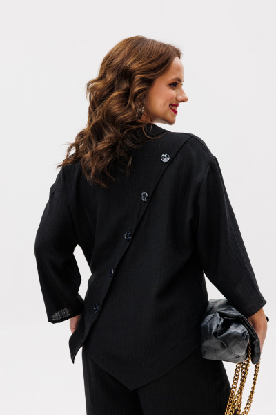 Брюки, жакет Anastasia 1211 черный - фото 8