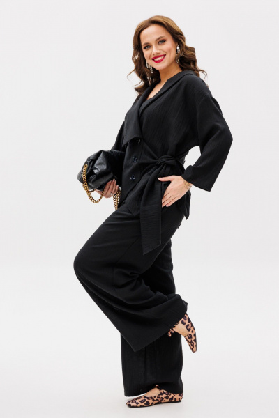 Брюки, жакет Anastasia 1211 черный - фото 5