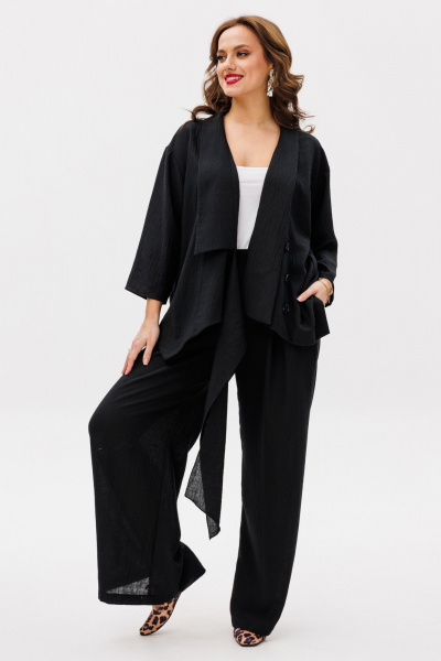 Брюки, жакет Anastasia 1211 черный - фото 4