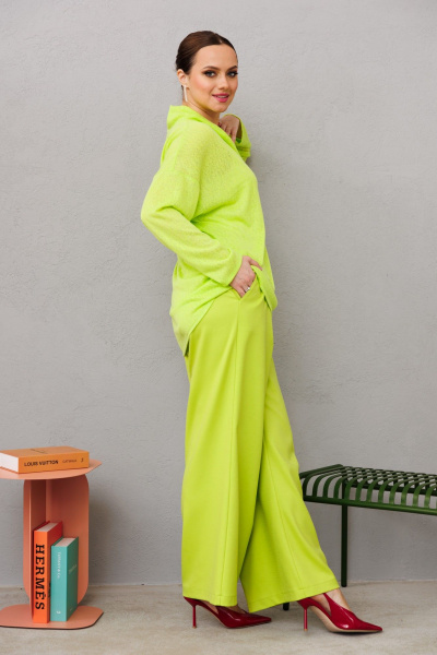 Блуза, брюки Anastasia 1209 лаймовый - фото 13