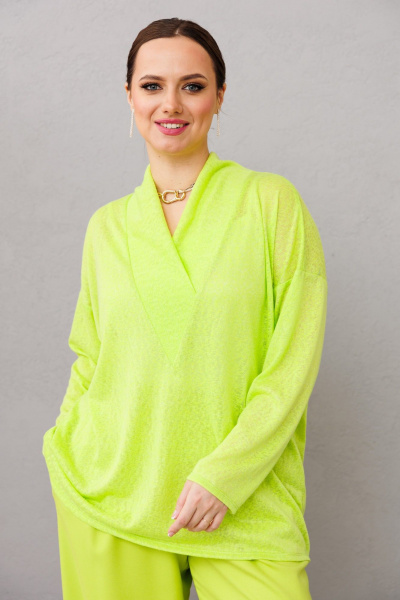 Блуза, брюки Anastasia 1209 лаймовый - фото 8