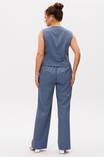 Брюки, жилет Mubliz 263 синий - фото 6