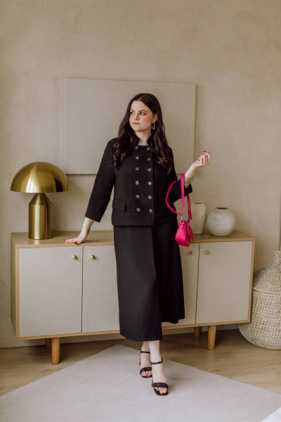 Юбка КАЛИНКА ВВ-4260-В24 черный - фото 1