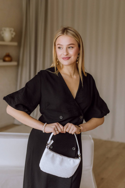 Платье КАЛИНКА ВВ-4273-В24 черный - фото 4