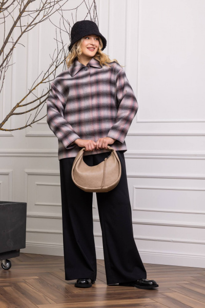 Куртка КАЛИНКА ВД-4194-О24 серо-розовый - фото 6